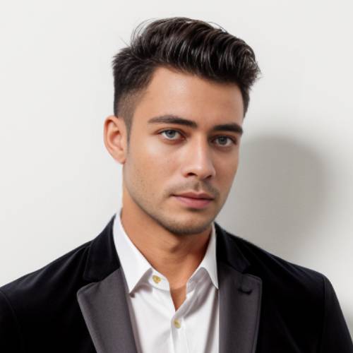 cool business male headshot generated in Supawork ai headshot generator