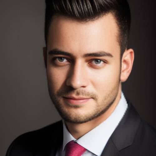 Business male headshot made in Supawork ai headshot generator