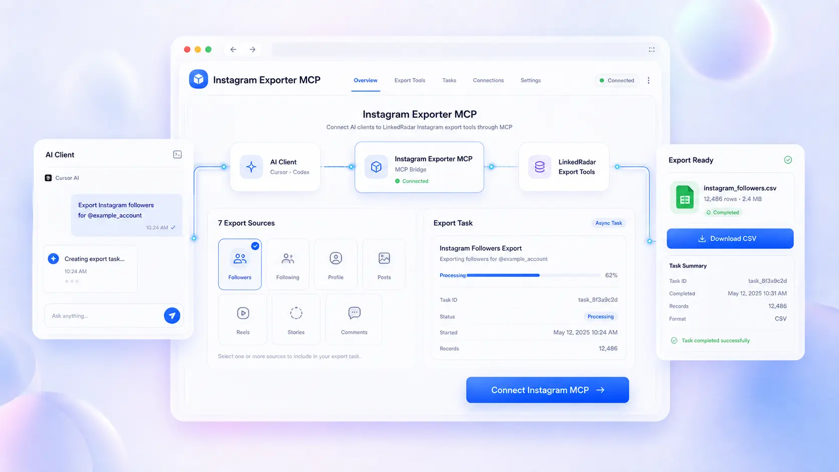Instagram Exporter MCP