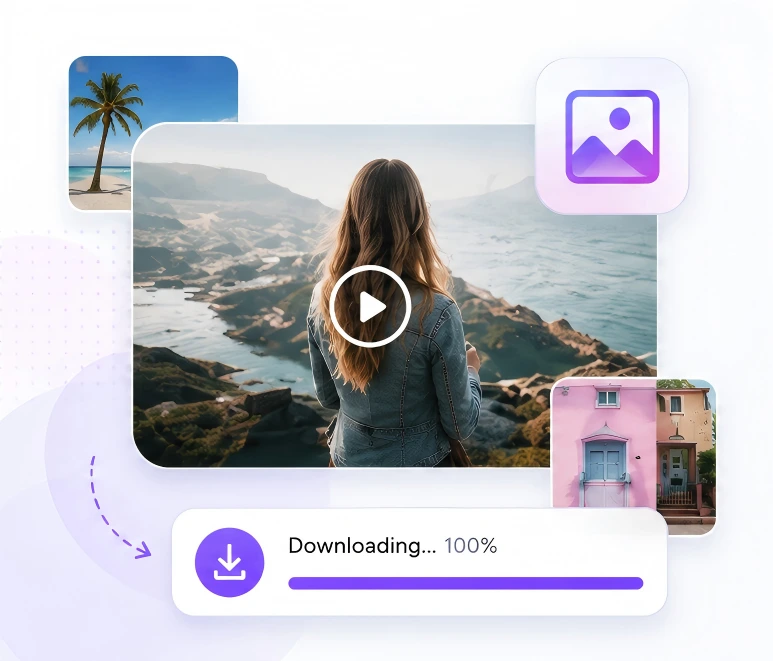 Download Source-Quality Media Without Watermarks