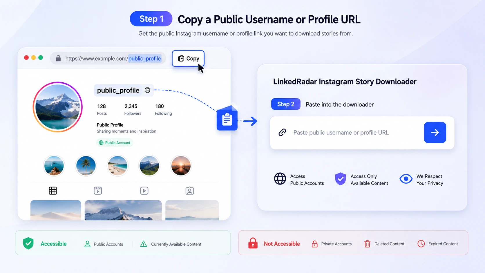 Copy a Public Username