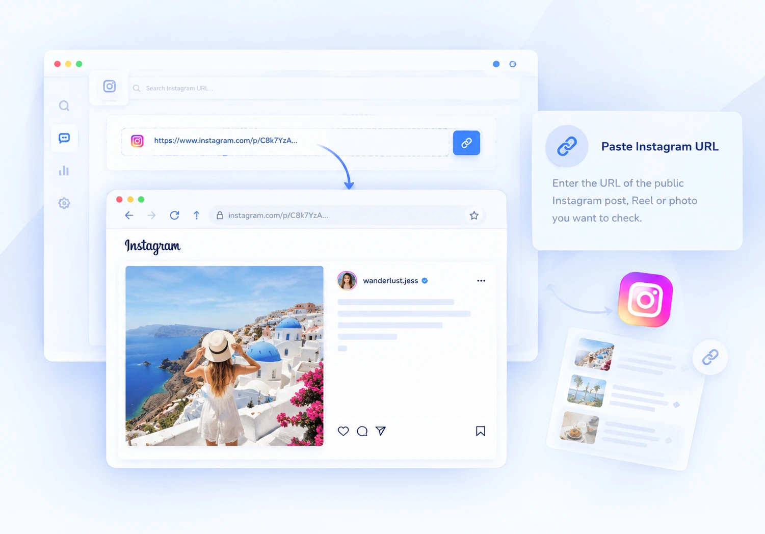 Paste Instagram URL